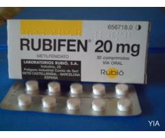 Rubifen 20mg (Sibutramina Meridia) 30 Cápsulas