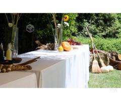 Parcela de eventos, banqueteria campestre