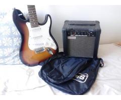 Guitarra y Amplificador DAMARIS