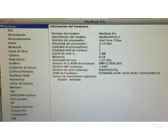 MacBookPro 15pulg A1286 Mid 2009 8GB 1TB SHDD. Matte