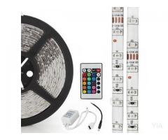 Tira Led Rgb Colores 5 Metros Con Control Remoto