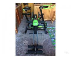 Bicicleta spinning y ejercitador abdominales