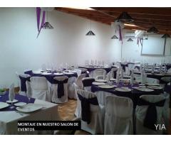 realizamos todo tipo de eventos y arrendamos salones